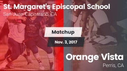Matchup: St. Margaret's vs. Orange Vista  2017