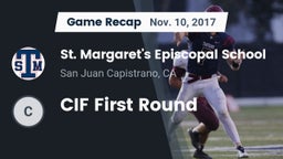 Recap: St. Margaret's Episcopal School vs. CIF First Round 2017