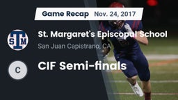 Recap: St. Margaret's Episcopal School vs. CIF Semi-finals 2017
