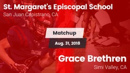 Matchup: St. Margaret's vs. Grace Brethren  2018
