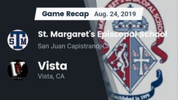 Recap: St. Margaret's Episcopal School vs. Vista  2019