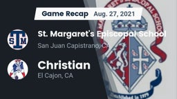 Recap: St. Margaret's Episcopal School vs. Christian  2021