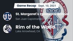 Recap: St. Margaret's Episcopal School vs. Rim of the World  2021