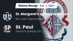 Recap: St. Margaret's Episcopal School vs. St. Paul  2021