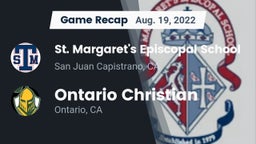 Recap: St. Margaret's Episcopal School vs. Ontario Christian  2022