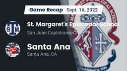 Recap: St. Margaret's Episcopal School vs. Santa Ana  2022
