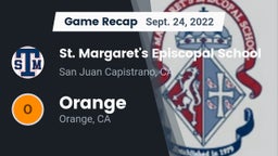 Recap: St. Margaret's Episcopal School vs. Orange  2022