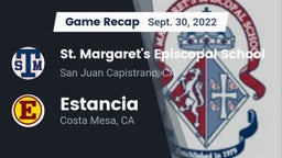 Recap: St. Margaret's Episcopal School vs. Estancia  2022
