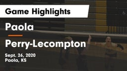 Paola  vs Perry-Lecompton  Game Highlights - Sept. 26, 2020