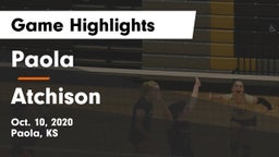 Paola  vs Atchison  Game Highlights - Oct. 10, 2020