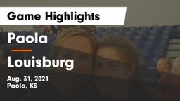 Paola  vs Louisburg  Game Highlights - Aug. 31, 2021