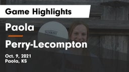 Paola  vs Perry-Lecompton  Game Highlights - Oct. 9, 2021