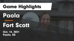 Paola  vs Fort Scott  Game Highlights - Oct. 14, 2021