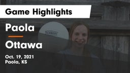 Paola  vs Ottawa  Game Highlights - Oct. 19, 2021