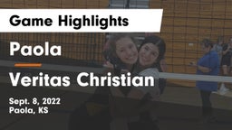 Paola  vs Veritas Christian  Game Highlights - Sept. 8, 2022