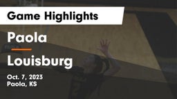 Paola  vs Louisburg  Game Highlights - Oct. 7, 2023