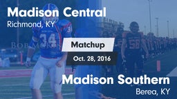 Matchup: Madison Central vs. Madison Southern  2016