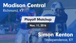 Matchup: Madison Central vs. Simon Kenton  2016