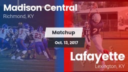 Matchup: Madison Central vs. Lafayette  2017
