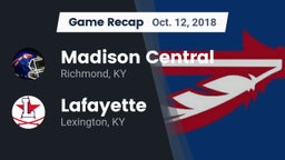 Recap: Madison Central  vs. Lafayette  2018