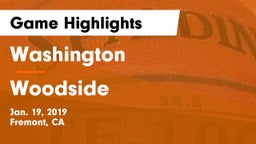 Washington  vs Woodside  Game Highlights - Jan. 19, 2019