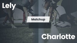 Matchup: Lely vs. Charlotte  2016
