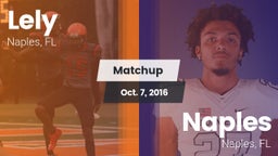 Matchup: Lely vs. Naples  2016