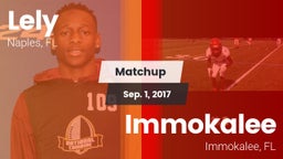 Matchup: Lely vs. Immokalee  2017