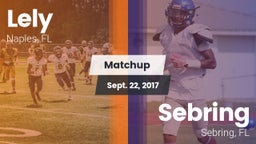 Matchup: Lely vs. Sebring  2017