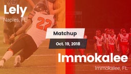 Matchup: Lely vs. Immokalee  2018