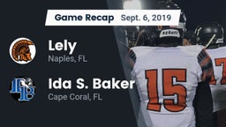 Recap: Lely  vs. Ida S. Baker  2019
