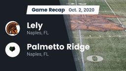 Recap: Lely  vs. Palmetto Ridge  2020