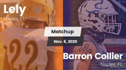 Matchup: Lely vs. Barron Collier  2020