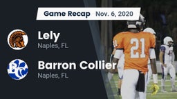 Recap: Lely  vs. Barron Collier  2020