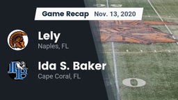 Recap: Lely  vs. Ida S. Baker  2020