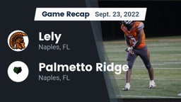 Recap: Lely  vs. Palmetto Ridge  2022