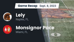 Recap: Lely  vs. Monsignor Pace  2023