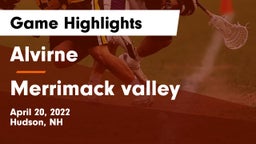 Alvirne  vs Merrimack valley Game Highlights - April 20, 2022
