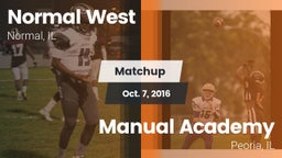 Matchup: Normal West vs. Manual Academy  2016