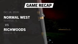Recap: Normal West  vs. Richwoods  2016