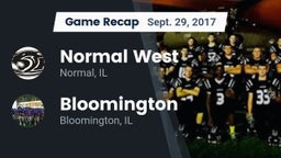 Recap: Normal West  vs. Bloomington  2017