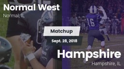 Matchup: Normal West vs. Hampshire  2018