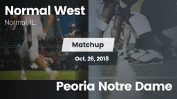 Matchup: Normal West vs. Peoria Notre Dame 2018