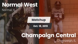 Matchup: Normal West vs. Champaign Central  2019