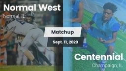 Matchup: Normal West vs. Centennial  2020