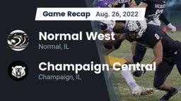 Recap: Normal West  vs. Champaign Central  2022
