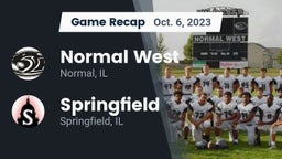 Recap: Normal West  vs. Springfield  2023