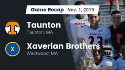 Recap: Taunton  vs. Xaverian Brothers  2019