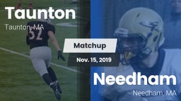 Matchup: Taunton vs. Needham  2019