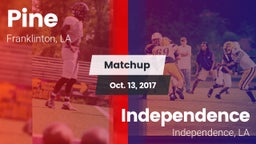 Matchup: Pine vs. Independence  2017